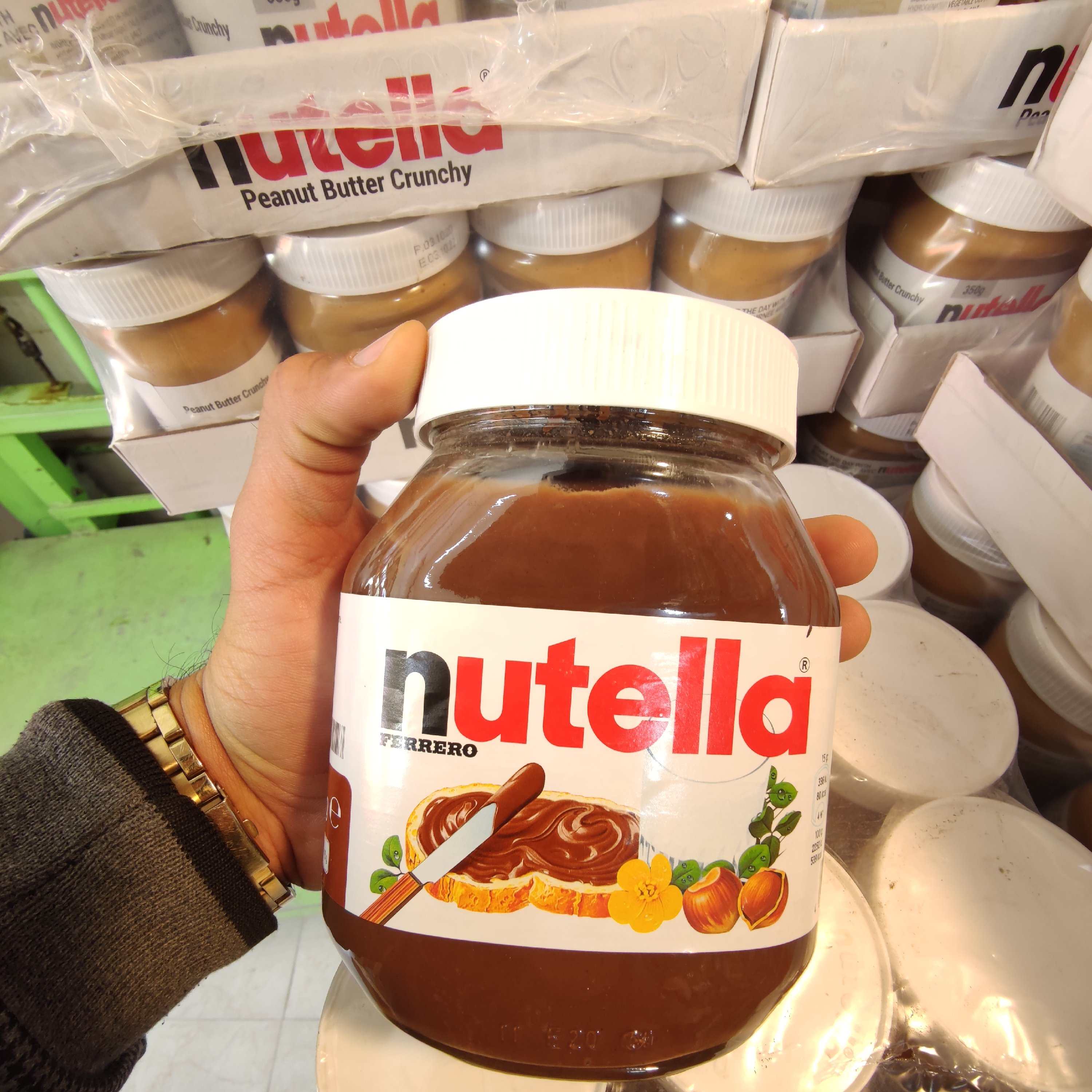 شکلات صبحانه نوتلا 750گرم ایتالیایی nutella