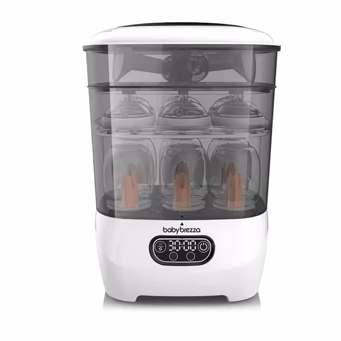 دستگاه استریل و خشک کن شیشه شیر بیبی برزا Baby Brezza Bottle Sterilizer and Dryer Advanced