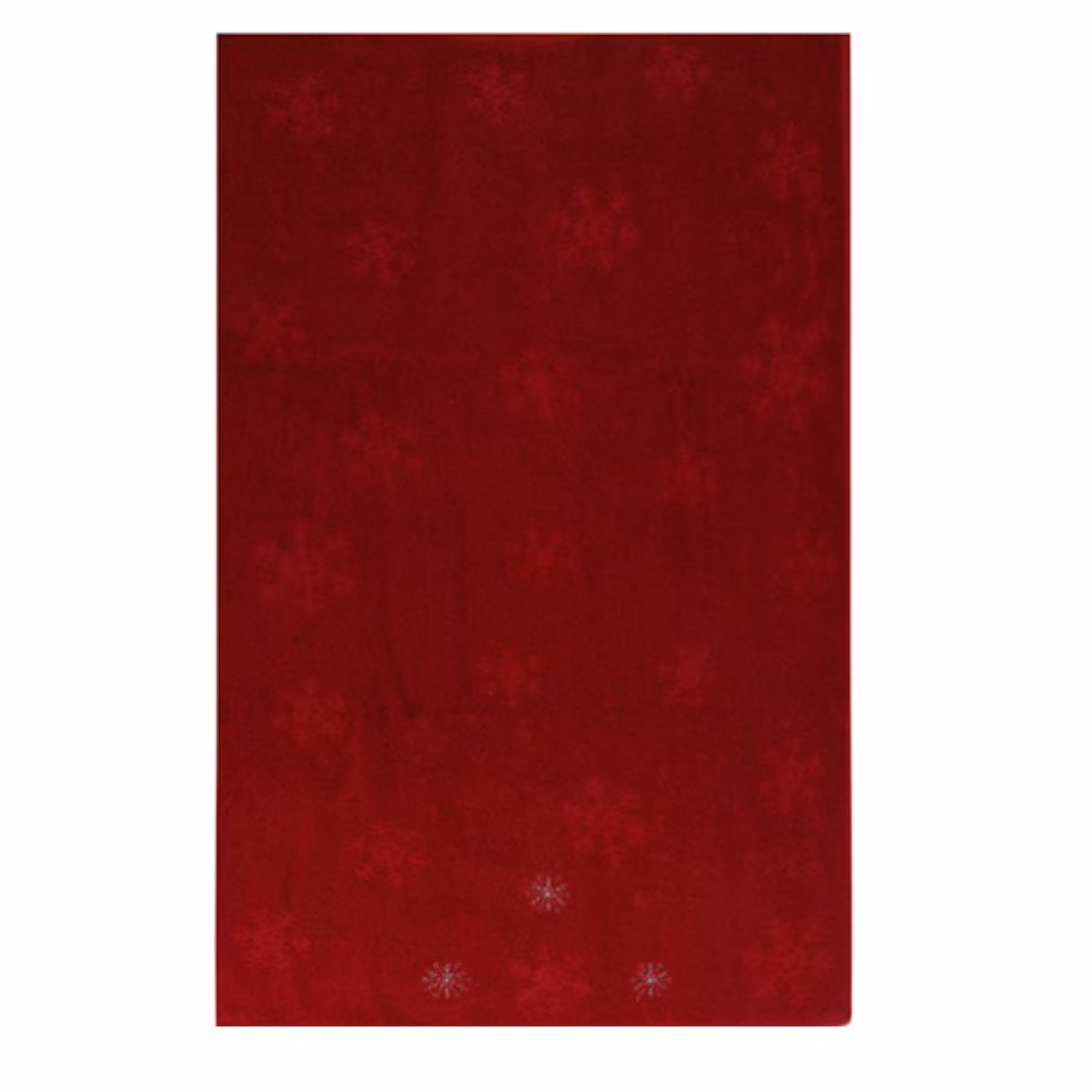 حوله دستی طرح برف سایز 50x90 سانتی متر قرمز