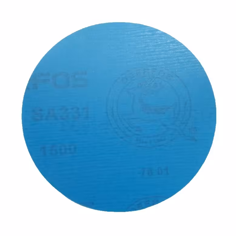 سنباده دیسکی پشت کرکی دیرفوس نمره P1500 سایز 15 سانتی متری بسته 10 عددی