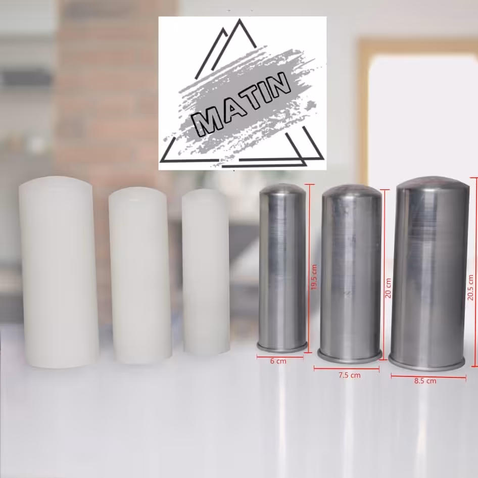 قالب استوانه سر محدب قطر 6