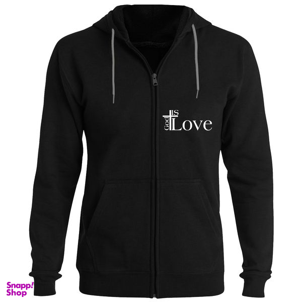 سویشرت زنانه طرح LOVE کد F52 رنگ مشکی