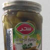 خیارشوردرجه یک سحر شیشه ای630گرمی