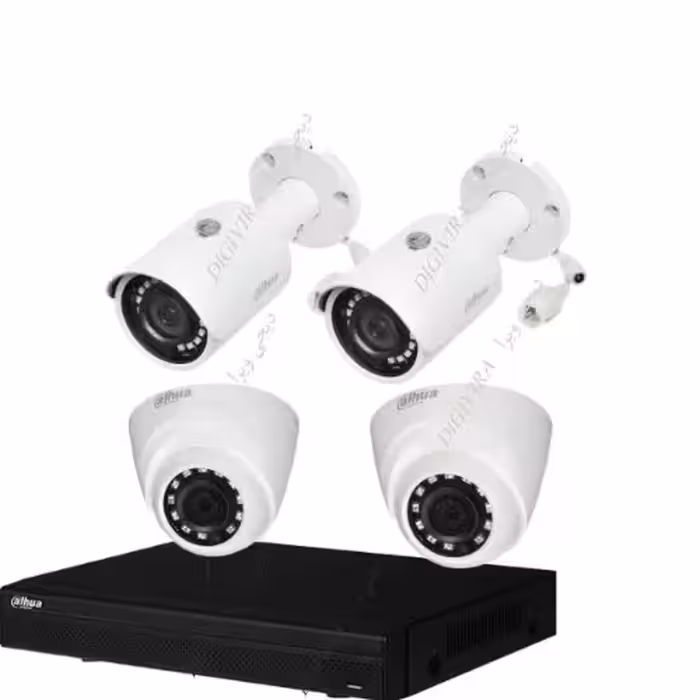 پک چهار کنال دوربین مداربسته داهوا تحت شبکه دیجیتال ip