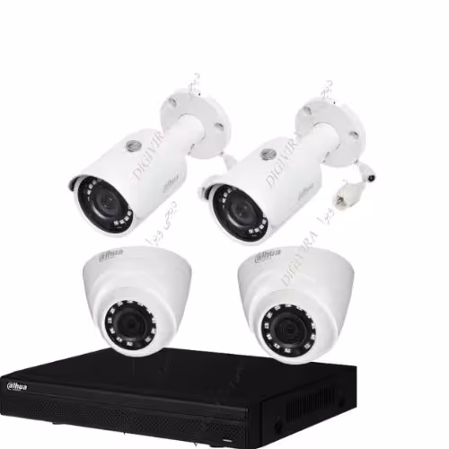 پک چهار کنال دوربین مداربسته داهوا تحت شبکه دیجیتال ip