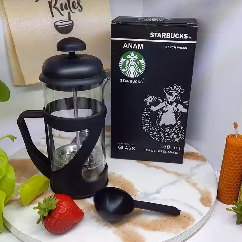 لیوان دمنوش فرنچ پرس 350 میل استار باکس