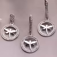 نیم ست نقره کد 1718 برند ilex ارسال رایگان