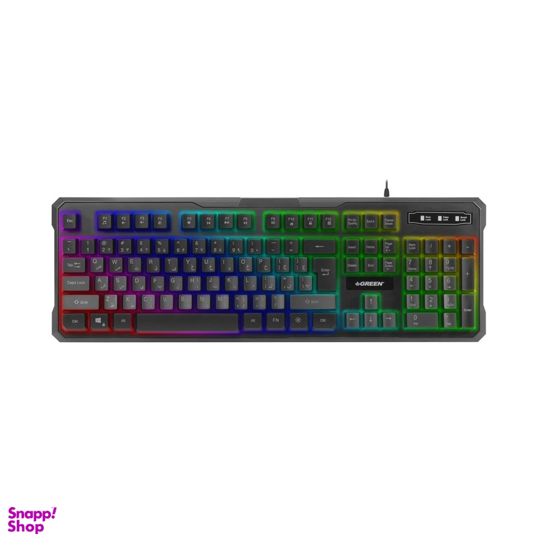 کیبورد گیمینگ گرین مدل GK-601 RGB