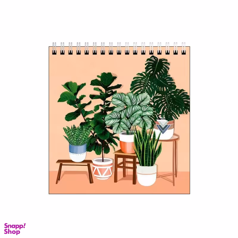 دفتر طراحی طرح گوشه پر گل و گیاه  کد 9152653