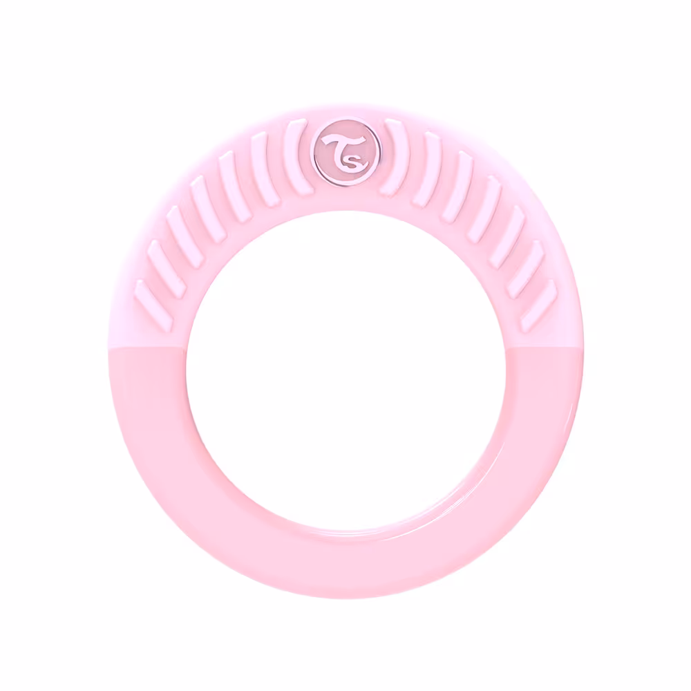 دندانگیر حلقه ای  1 ماه تویست شیک Twistshake صورتی