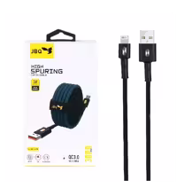 کابل شارژ 3 متری فست آیفون جی بی کیو مدل CA-111