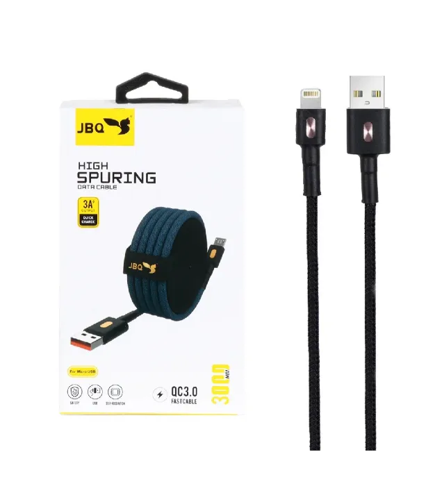 کابل شارژ 3 متری فست آیفون جی بی کیو مدل CA-111