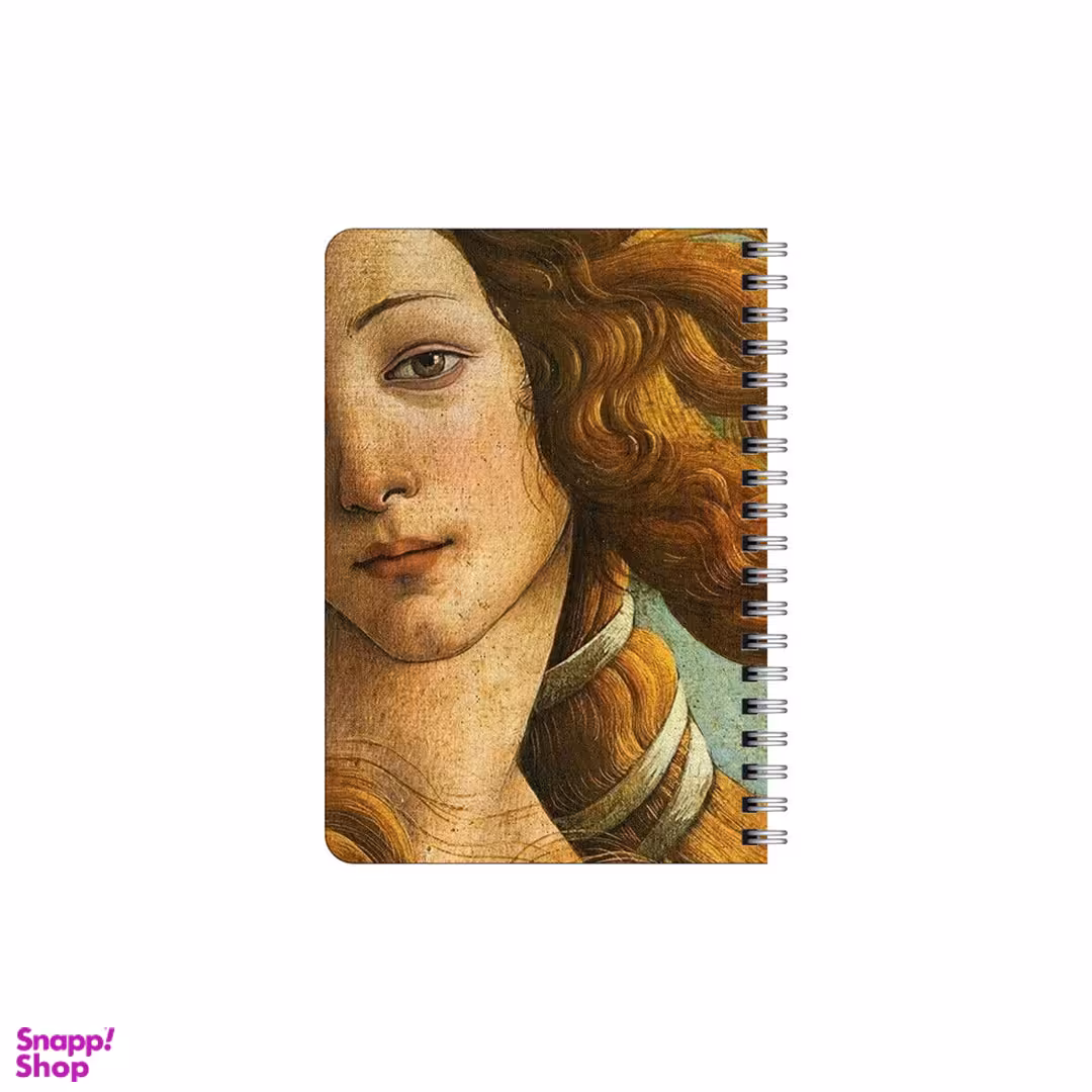 دفترچه یادداشت 80 برگ بامبیلیپ مدل چوبی طرح تابلو تولد ونوس کد 1226699