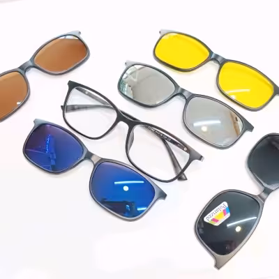 عینک طبی 5کاوره با قابلیت تعویض عدسی