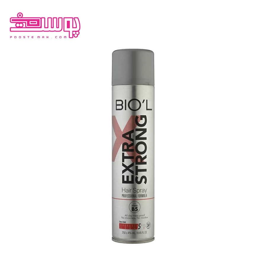 اسپری مو حالت دهنده بیول مدل Extra Strong حجم 250ml