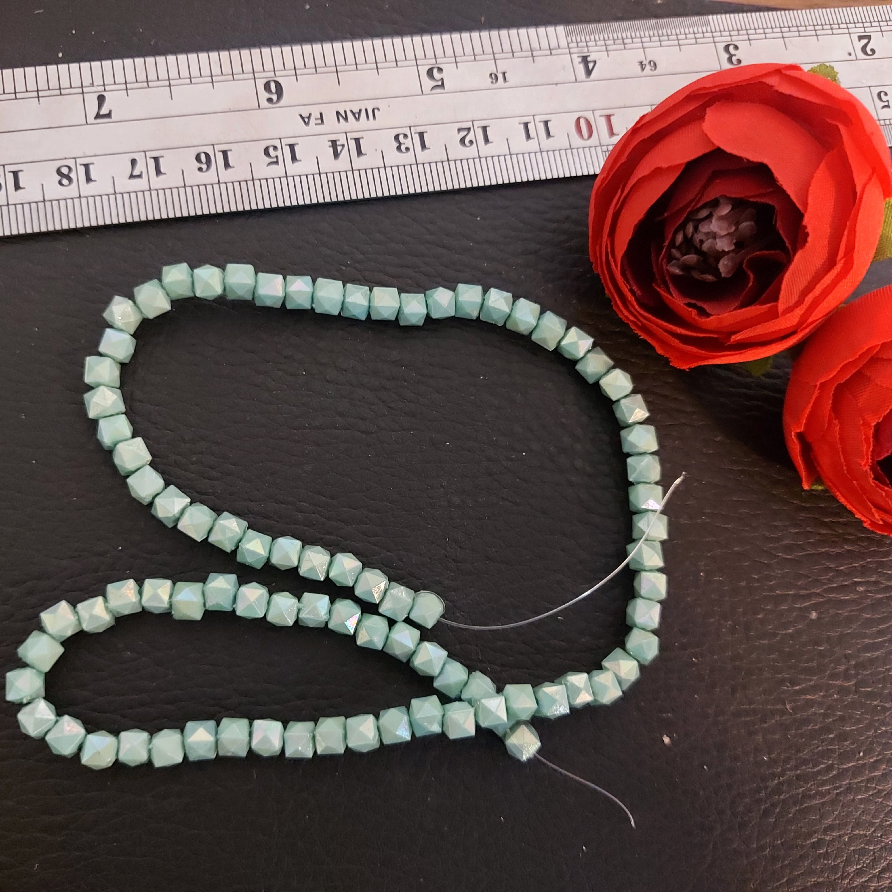 کریستال پلاستیکی سبز ریسه 40 عددی