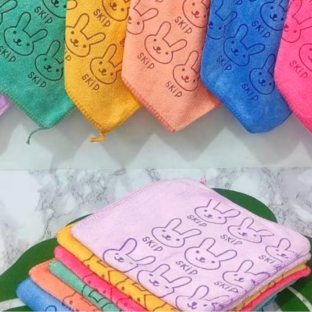 دستمال جادویی حوله ای میکروفایبر اصل،دستمال جادویی عروسکی 40در40