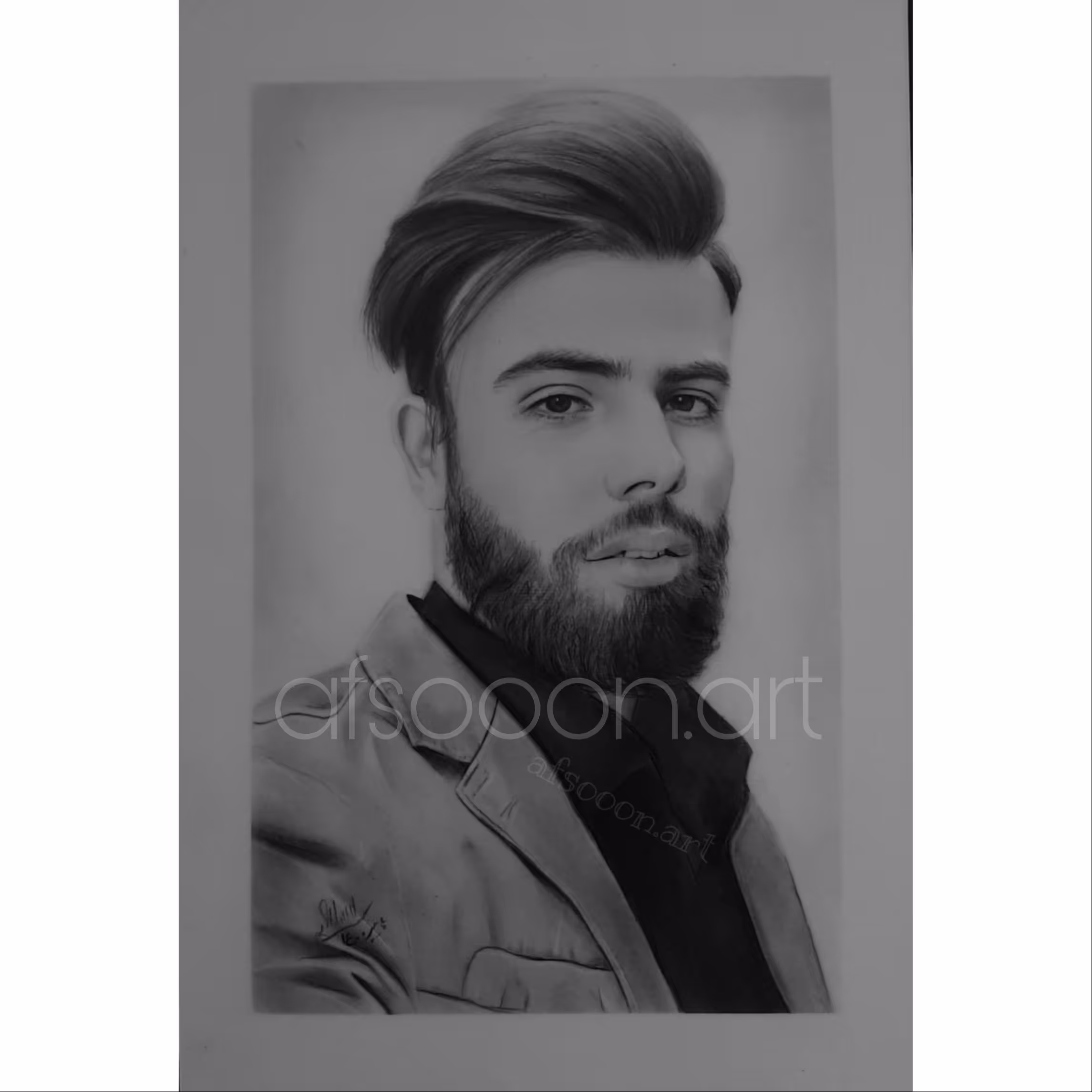 طراحی سیاه قلم 