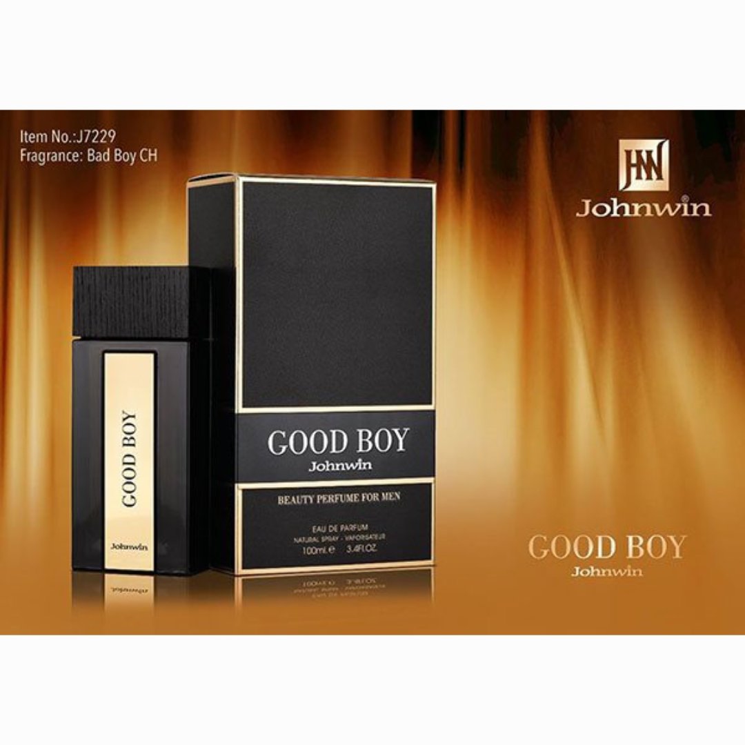 عطر ادکلن مردانه جانوین کارولینا هررا سی اچ بد بوی (Johnwin CH Bad Boy) حجم 100 میل