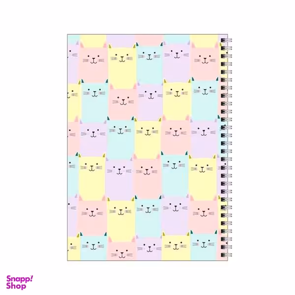 دفتر مشق 100 برگ بامبیلیپ طرح پترن گربه کد 0297066