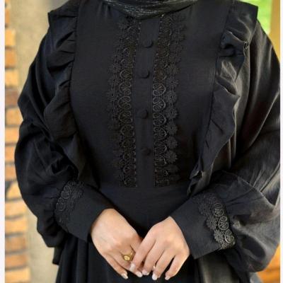 مانتو عبایی الیزه مدل ناتاشا