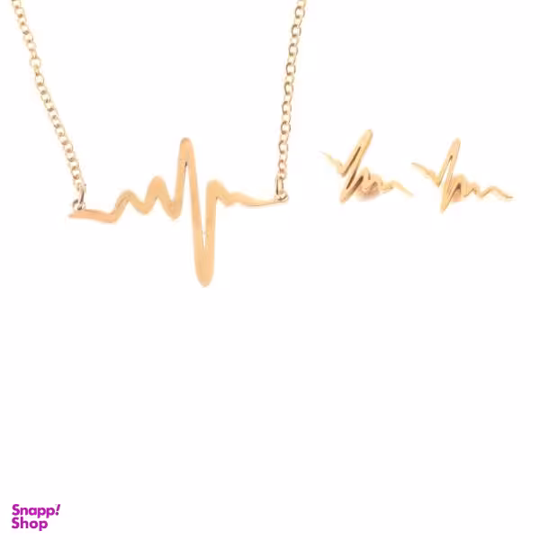 نیم ست استیل رنگ ثابت طرح ضربان کد 522