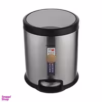 سطل زباله سام ست مدل استوانه ای ظرفیت 14 لیتری