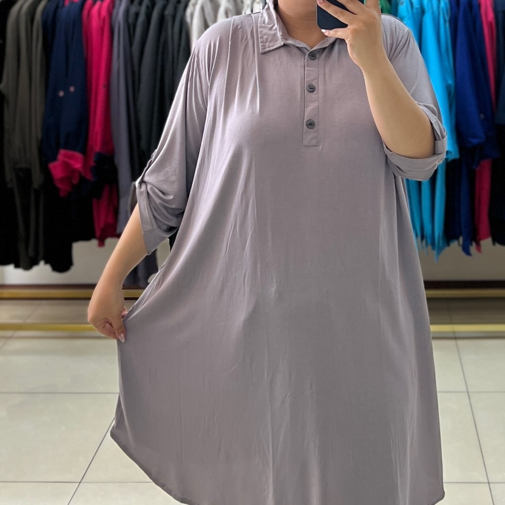 تونیک چهار دکمه سایز بزرگ 52020