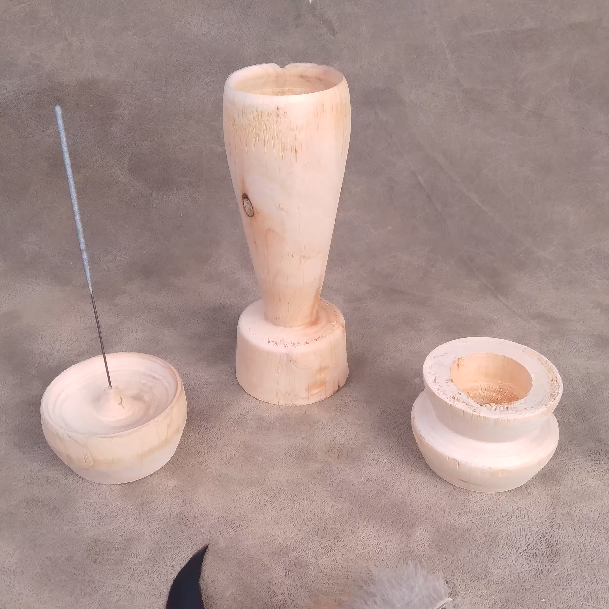 ست گلدان جاشمعی و جای عود سری 1021