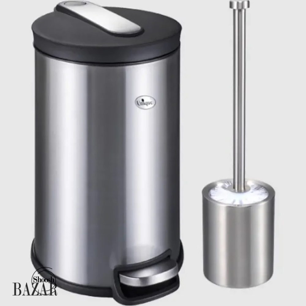 سطل زباله 12 لیتر استیل یونیک کد 4320
