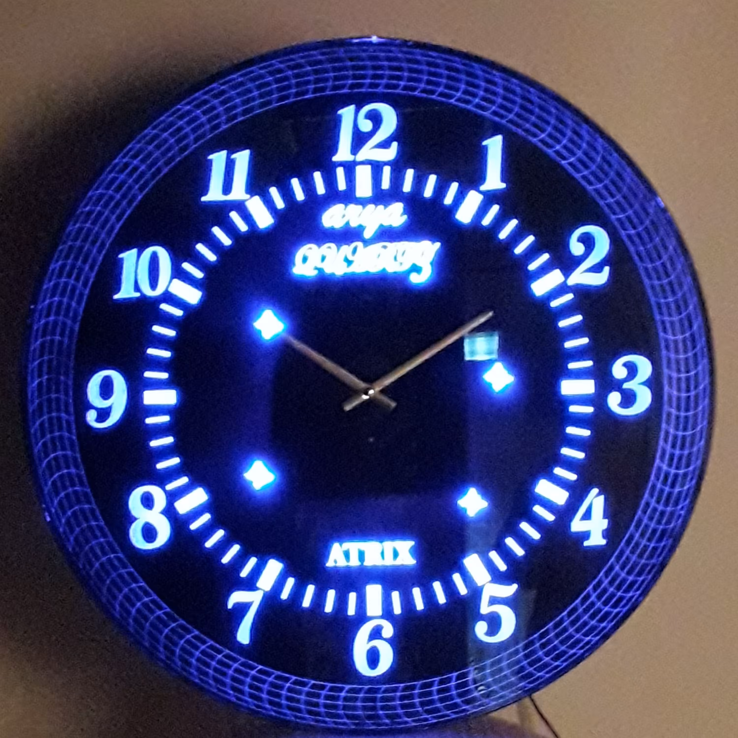 ساعت دیواری پدیده پلاس مدل نور دار  بک لایت