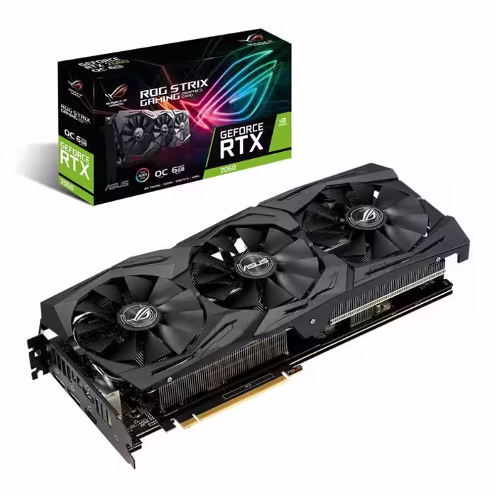 کارت گرافیک ایسوس ROG STRIX RTX2060 O6G شرکتی