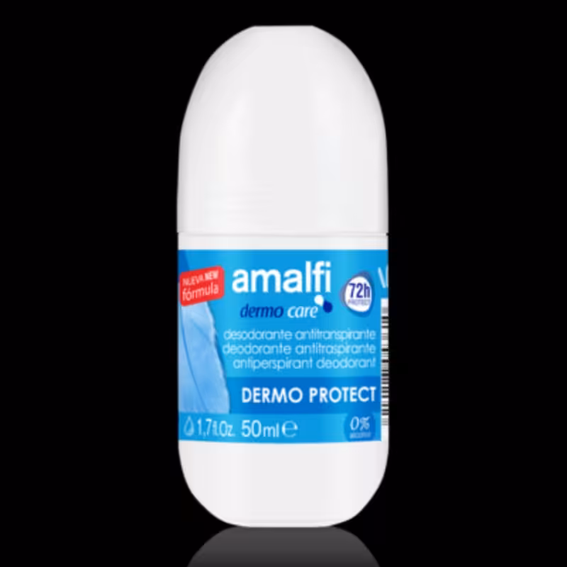 رول ضد تعریق زنانه و مردانه آمالفی مدل Dermo Protect حجم 50 میل