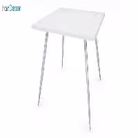 میز پایه فلزی چهار نفره آرام گستر مدل ناژین 1001D023