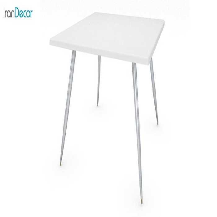میز پایه فلزی چهار نفره آرام گستر مدل ناژین 1001D023