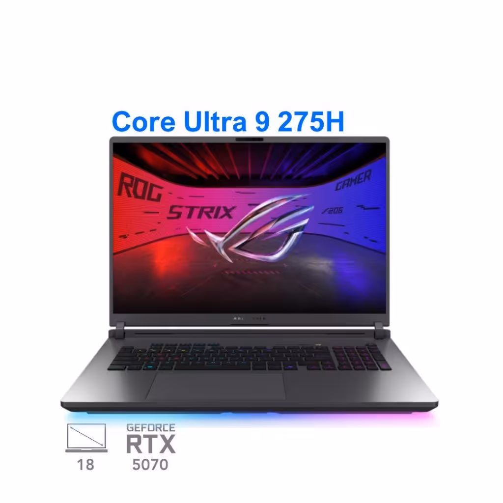 لپ تاپ گیمینگ ایسوس راگ استریکس ROG Strix G18 G815LW Ultra 9 275HX RTX 5070 140W 16G 1T 240Hz 2025