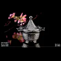 قندان شهزاده متوسط  زارا برند اورجینال اصل ترکیه در 3 رنگ طلایی مسی نقراه ای