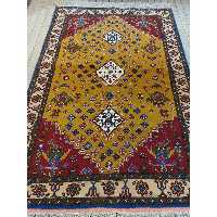 فرش دستبافت چله و گل ابریشم 3 متری