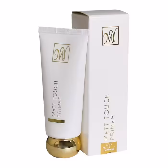 پرایمر کرمی مت تاچ مای  حاوی ویتامین B.DE.f1و لسیتین ضدچروک و جوان کننده  بی رنگ فاقد چربی پوشاندن منافذ باز 