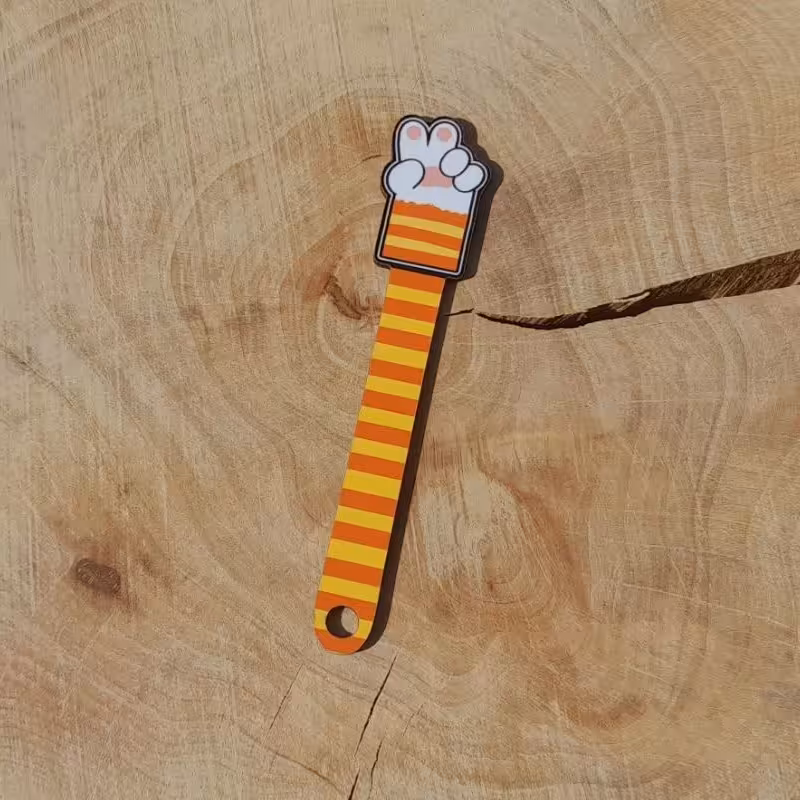 نشانگر کتاب طرح دست گربه