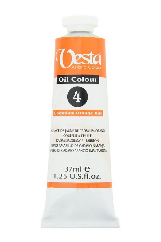 رنگ روغن وستا 37 میل کد 4420 cadmium orange hue 4