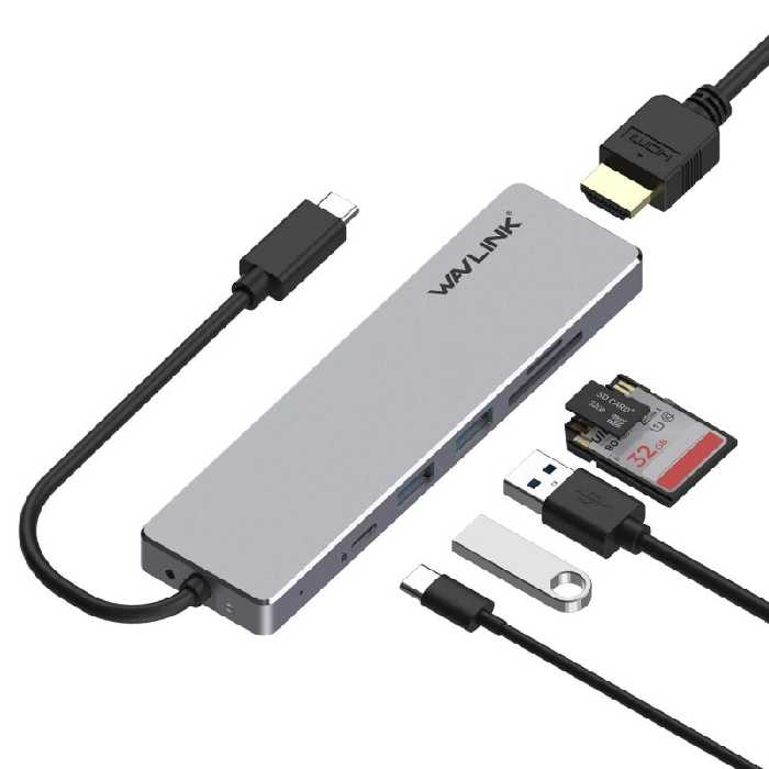 هاب USB-C ویولینک مدل WL-UHP3407