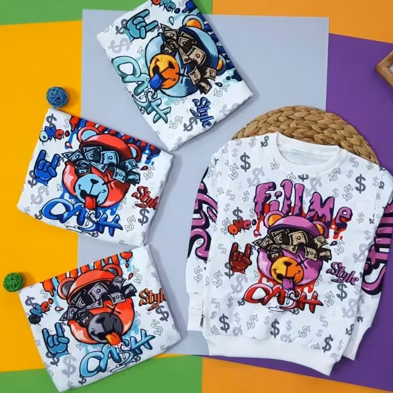 پیراهن اسپرت بچگانه فینگردار