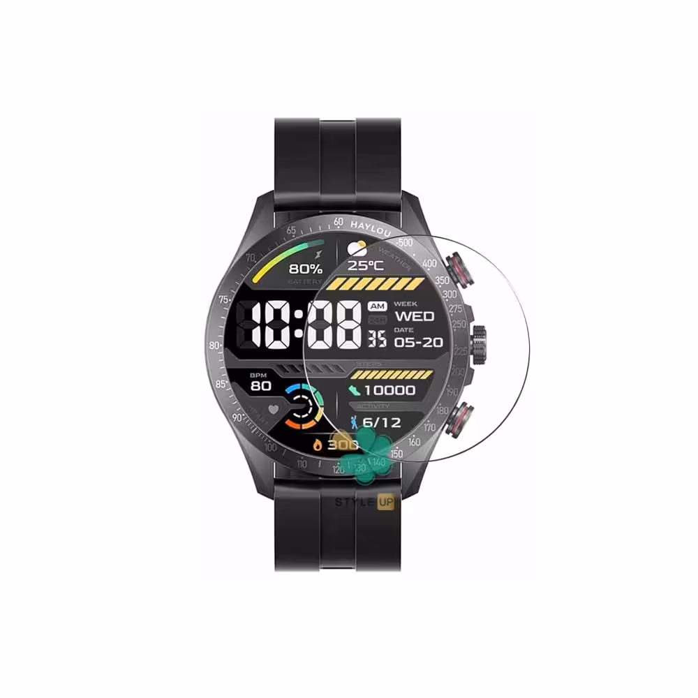 گلس ساعت مدل 2.5D مناسب Haylou Solar Pro