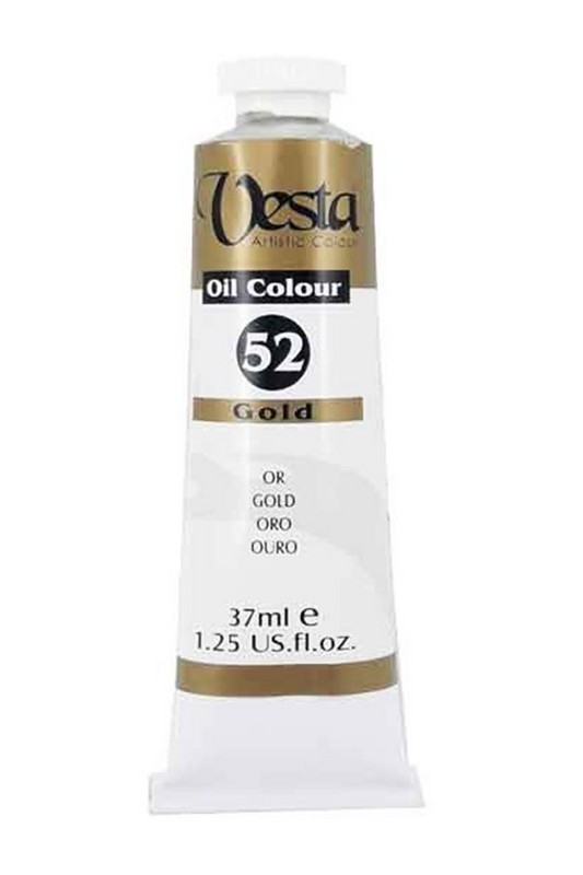 رنگ روغن وستا 37 میل کد 4329 Gold 52