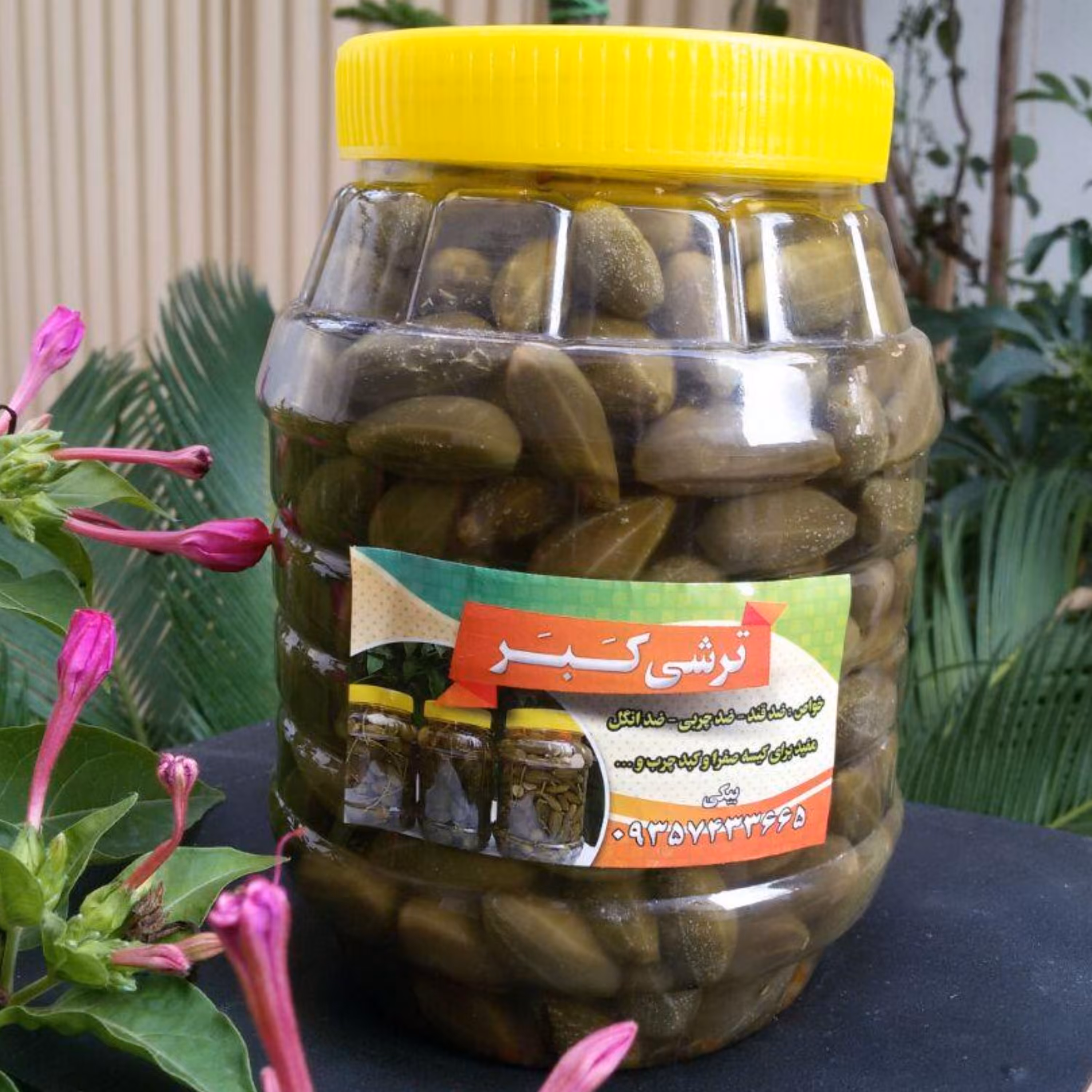 ترشی خیار ریز قلمی کبر وزن 1500 گرمی