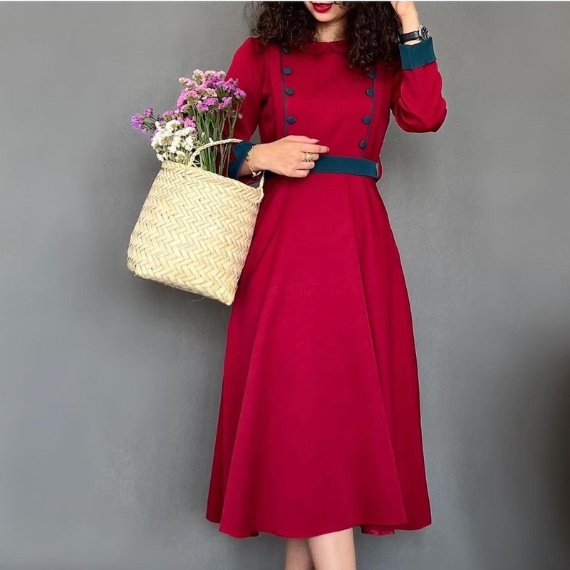 پیراهن مانتویی شیک کد856