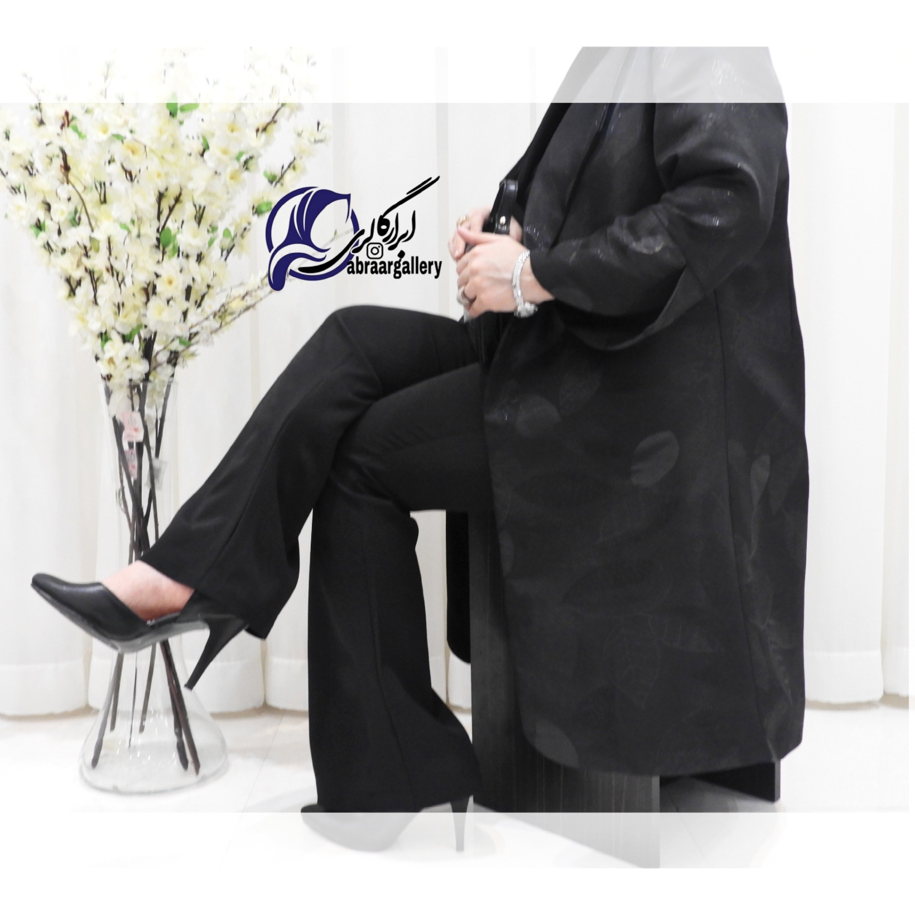 مانتو ژاکارد یا کت ژاکارد بلند اعلا در سایزبندی لایه کوبی شده