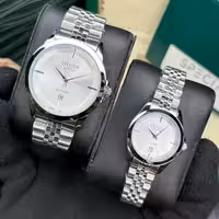 ست ساعت زنانه و مردانه سیتیزن سفید رنگ Citizen