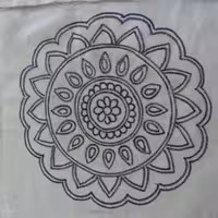 شال خام رومیزی یا توسینی پته  جنس نانو قطر 25